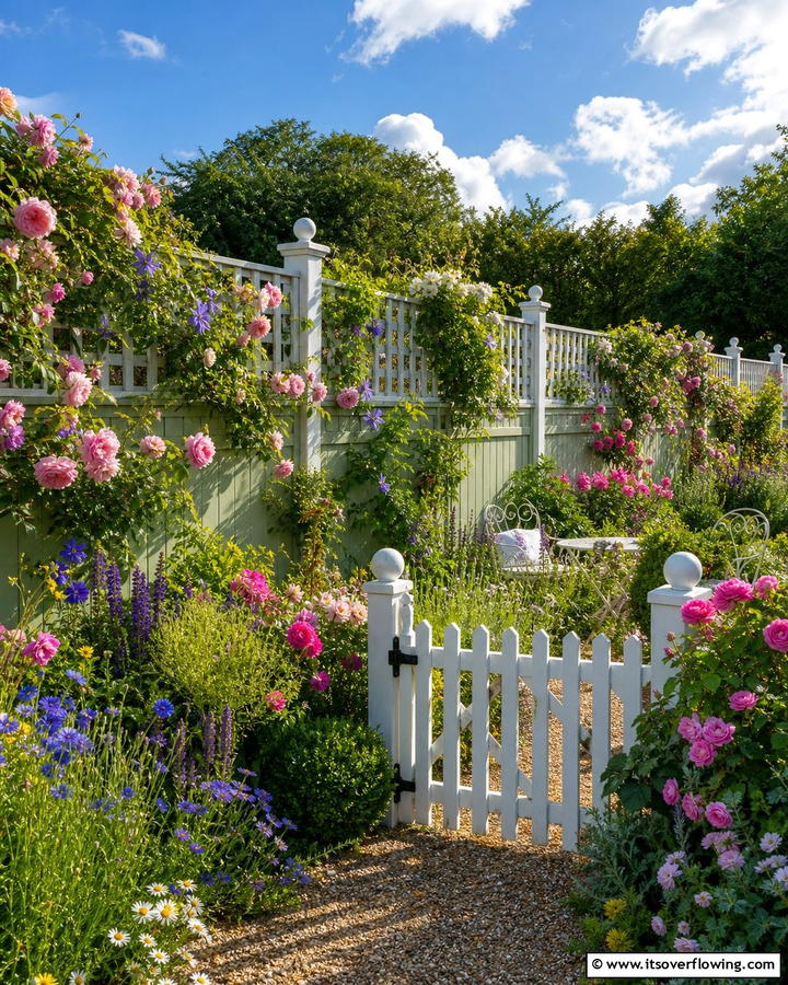 Trellis Fence - 20 Trellis Ideas for Privacy in Your Outdoor Space