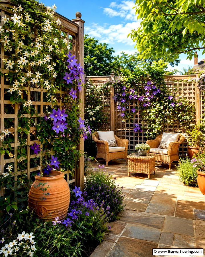 Trellis Screens - 20 Small Walled Garden Ideas for Cozy Outdoor Spaces