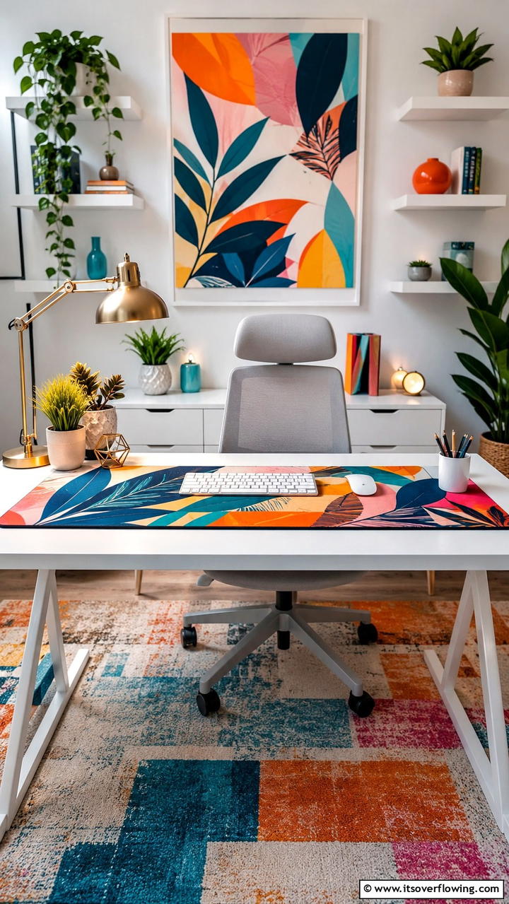 Trendy Desk Mat Upgrade - 30 Desk Decor Ideas to Elevate Your Home Office