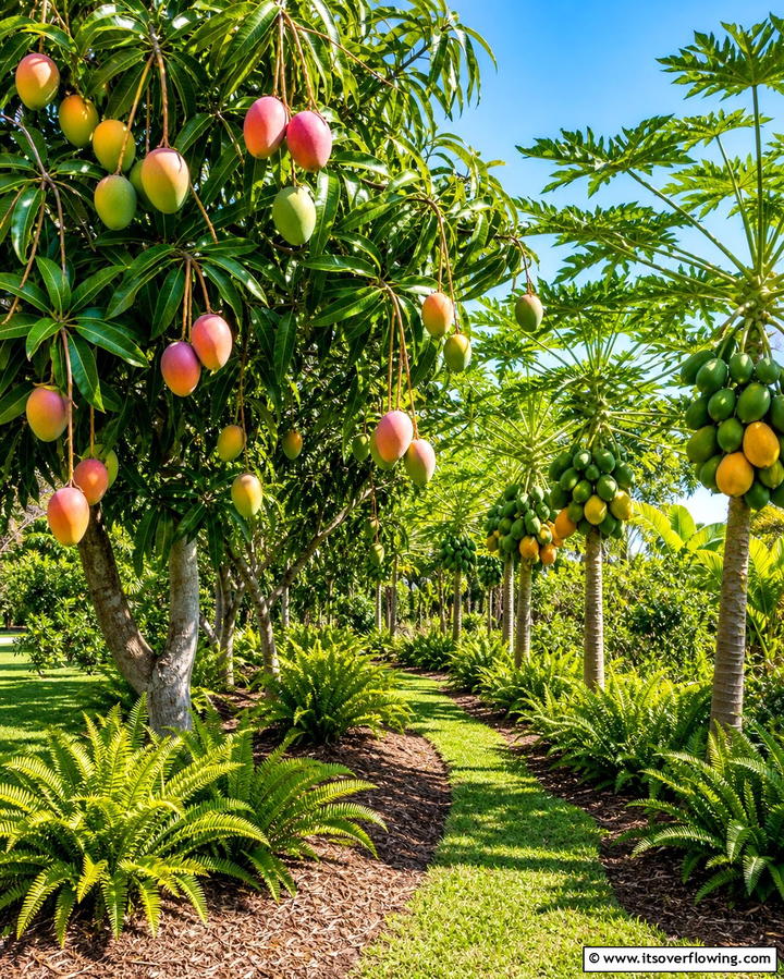 Tropical Fruit Trees - 25 Tropical Garden Ideas for a Lush Outdoor Oasis
