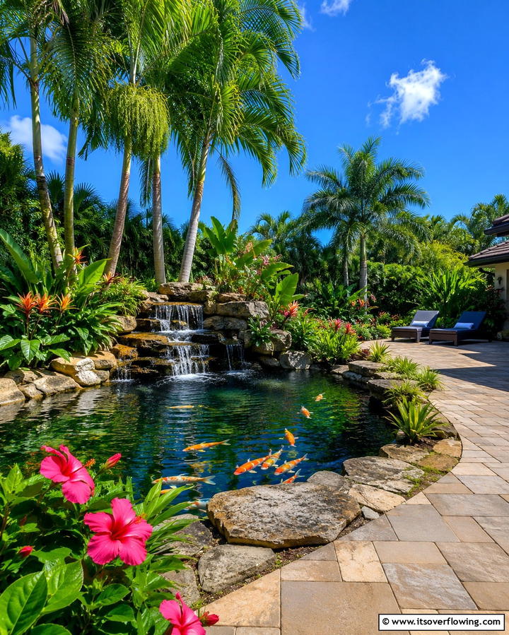 Tropical Garden Oasis - 25 South Florida Landscaping Ideas for Tropical Vibes
