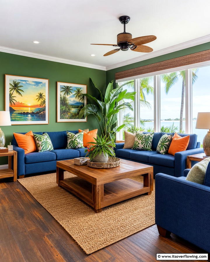 Tropical Inspired Color Palette - 20 Hawaiian Interior Design Ideas for a Tropical Vibe