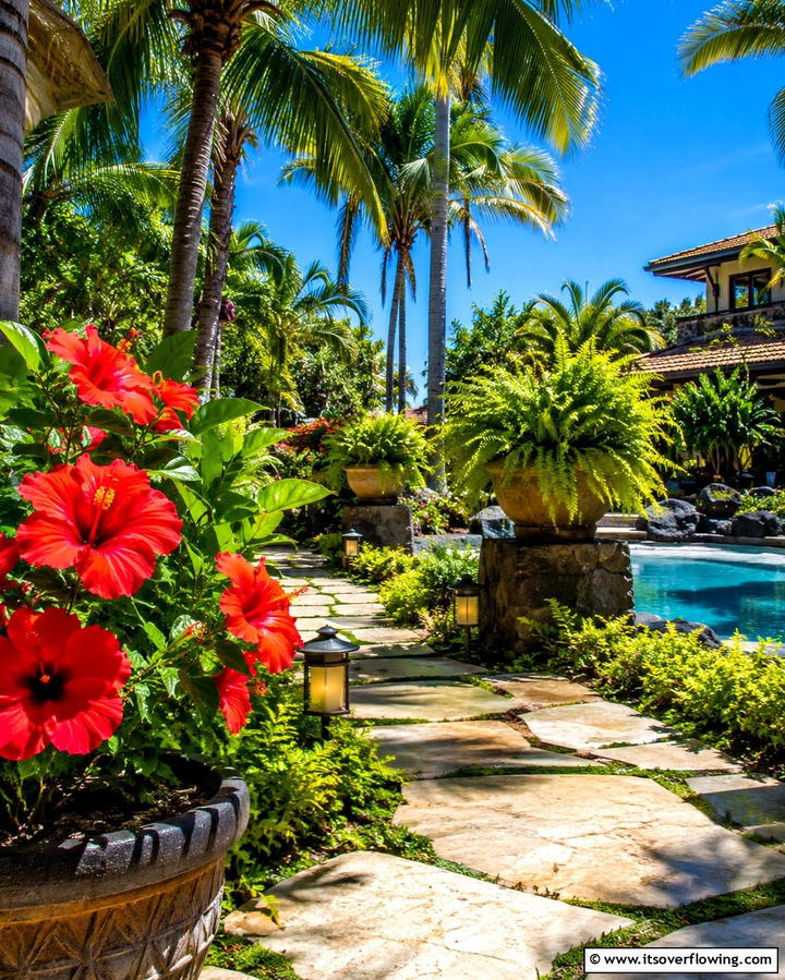 Tropical Landscaping - 25 Pool Patio Ideas for a Relaxing Outdoor Space