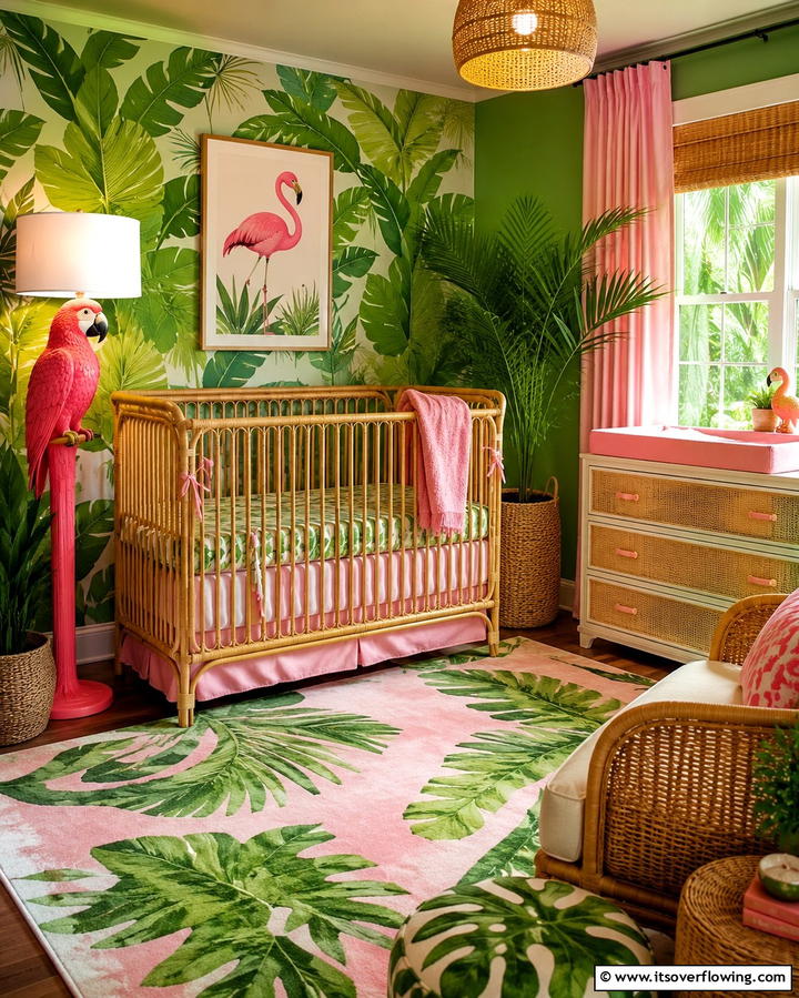 Tropical Paradise - 30 Nature Themed Nursery Ideas for a Serene Kids Room