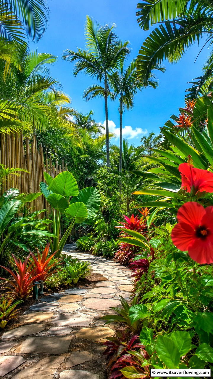 Tropical Paradise Garden - 30 Garden Ideas- Inspiring Designs for Every Season