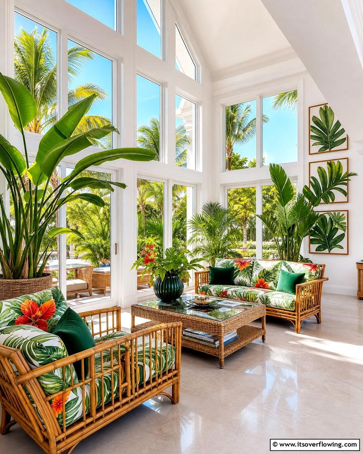 Tropical Retreat - 25 Florida Room Ideas for a Relaxing Sun-Filled Space