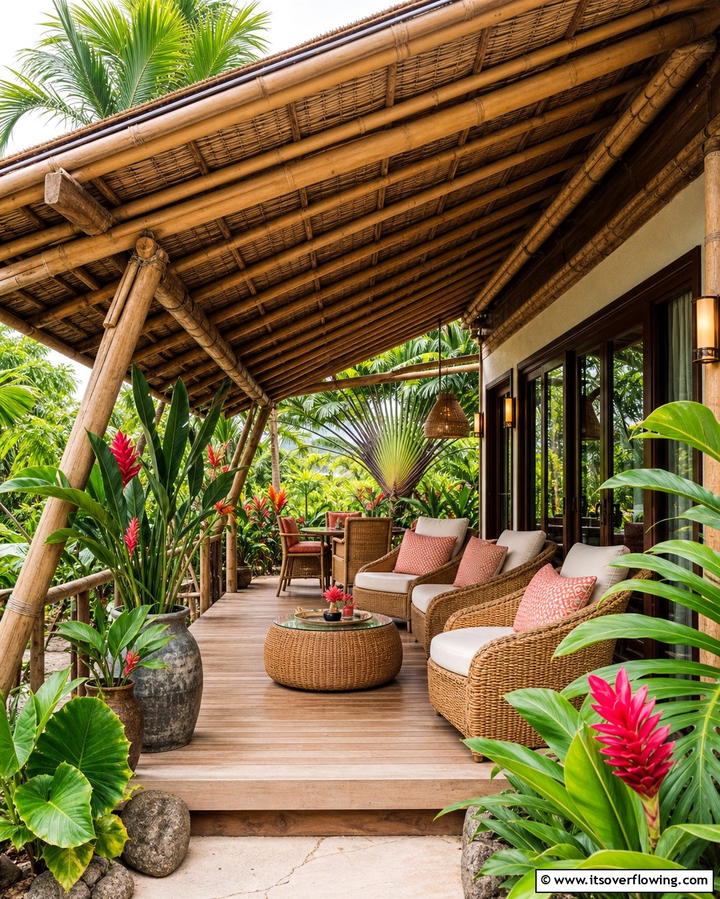 Tropical Shed Roof Porch - 25 Shed Roof Porch Design Ideas for Cozy Spaces