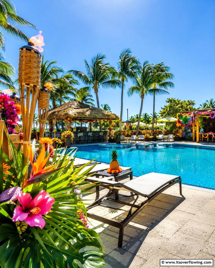Tropical Theme Decor - 25 Pool Party Ideas for a Fun and Memorable Summer