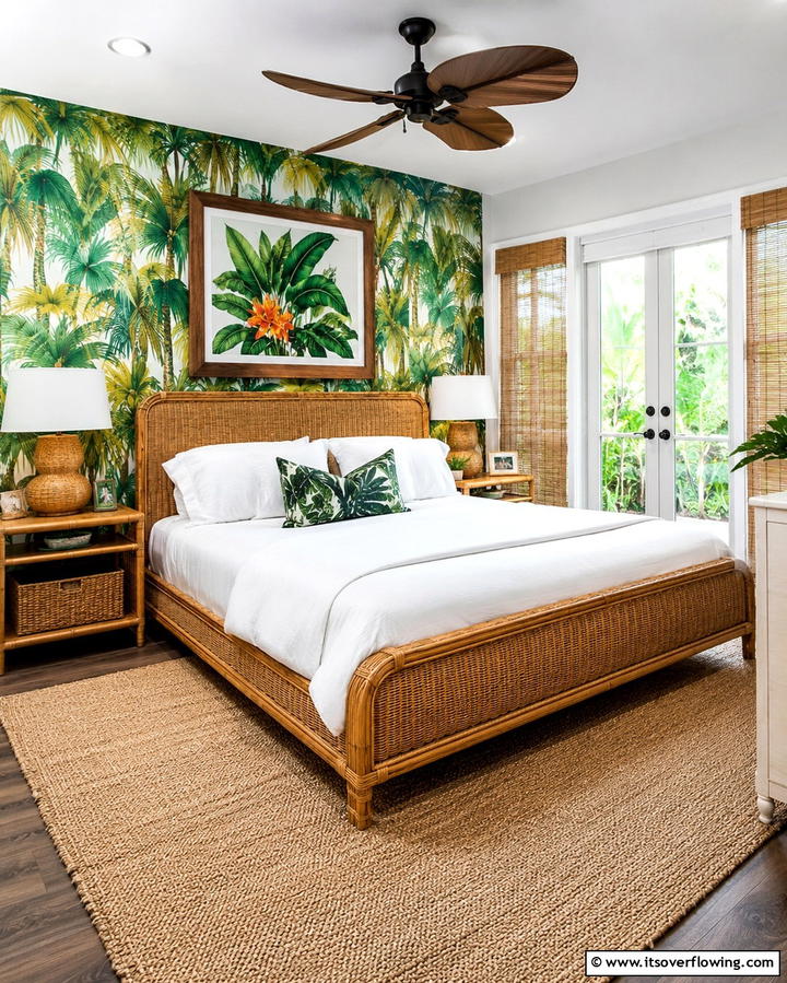 Tropical Vibes - 25 Colorful Bedroom Ideas to Brighten Your Space