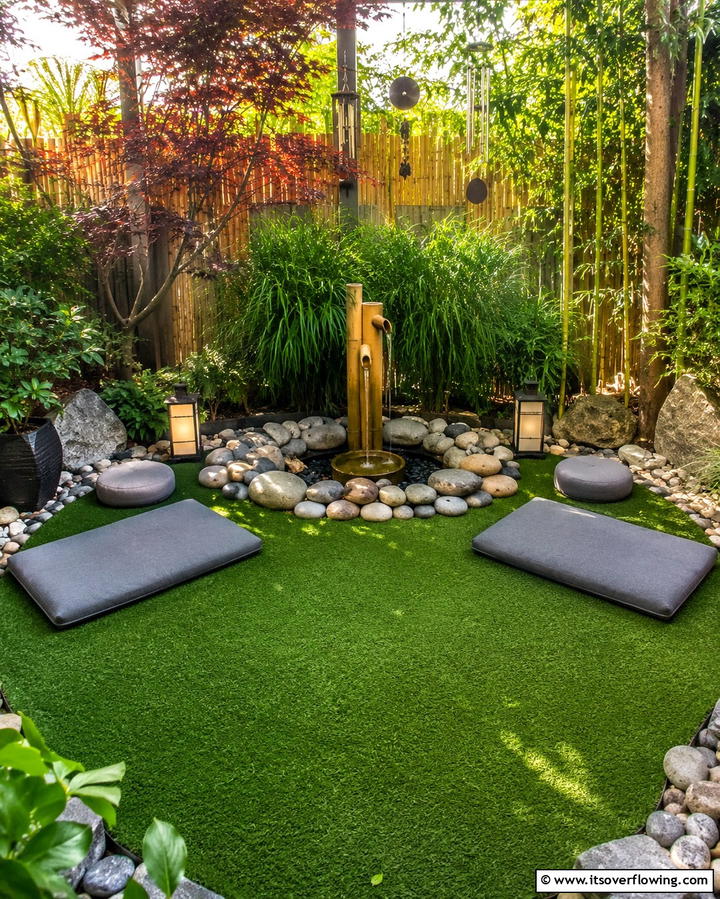 Turf Meditation Zone - 25 Backyard Turf Ideas for a Low-Maintenance Lawn
