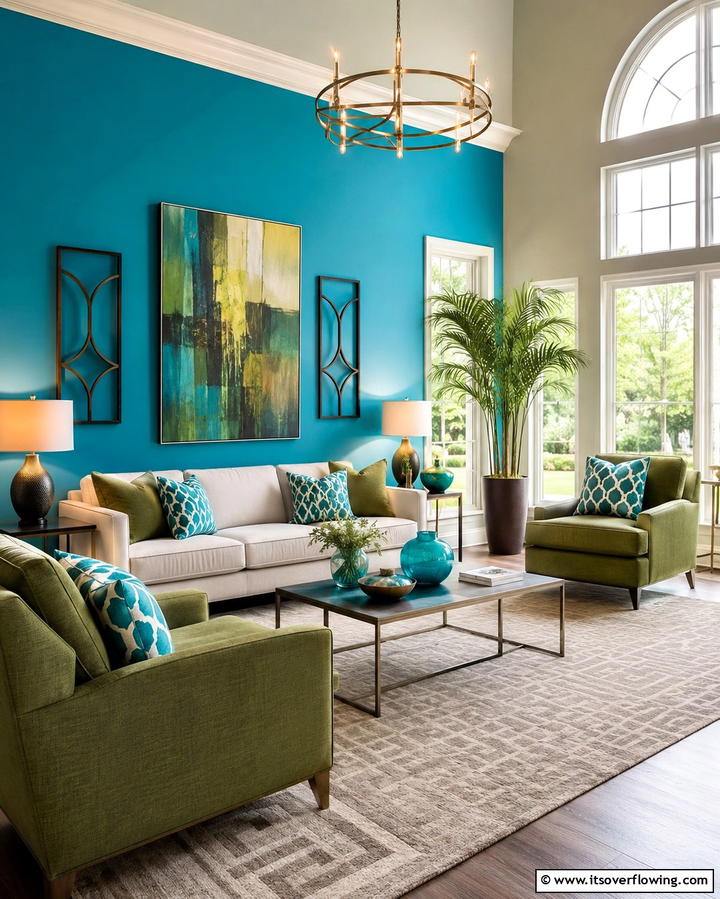 Turquoise Dream Delight - 30 Refreshing Blue and Green Color Combos for Home Decor