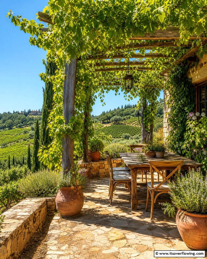 Tuscan Vineyard Garden Design - 30 Italian Garden Design Ideas for Timeless Elegance