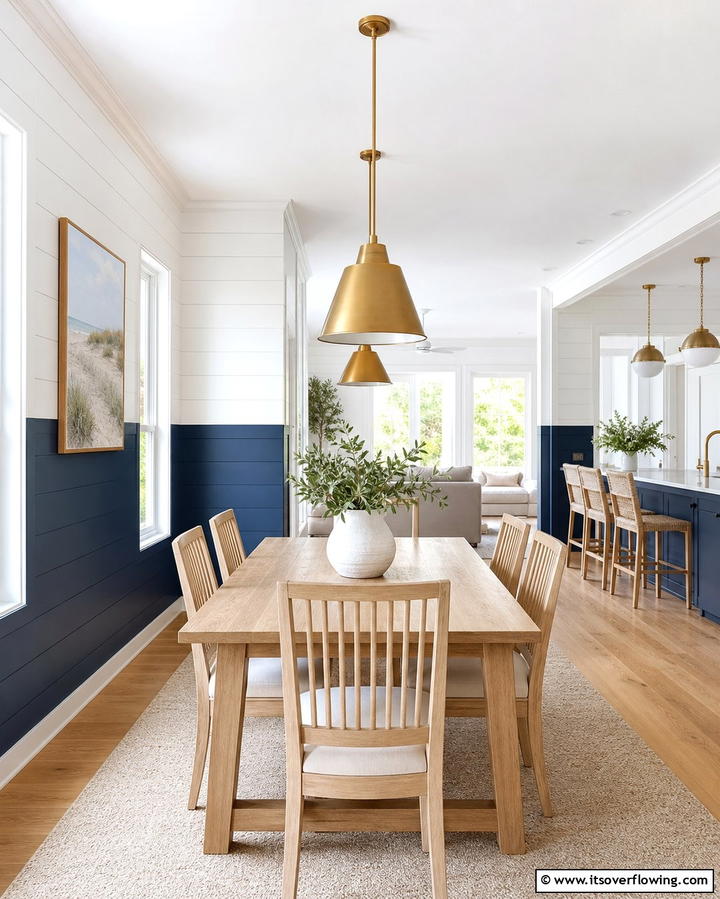 Two Tone Shiplap Walls - 25 Shiplap Wall Ideas to Add Texture and Character