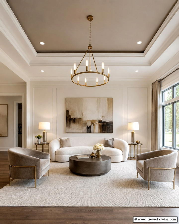 Two Tone Tray Ceiling - 25 Tray Ceiling Ideas to Elevate Your Room’s Design