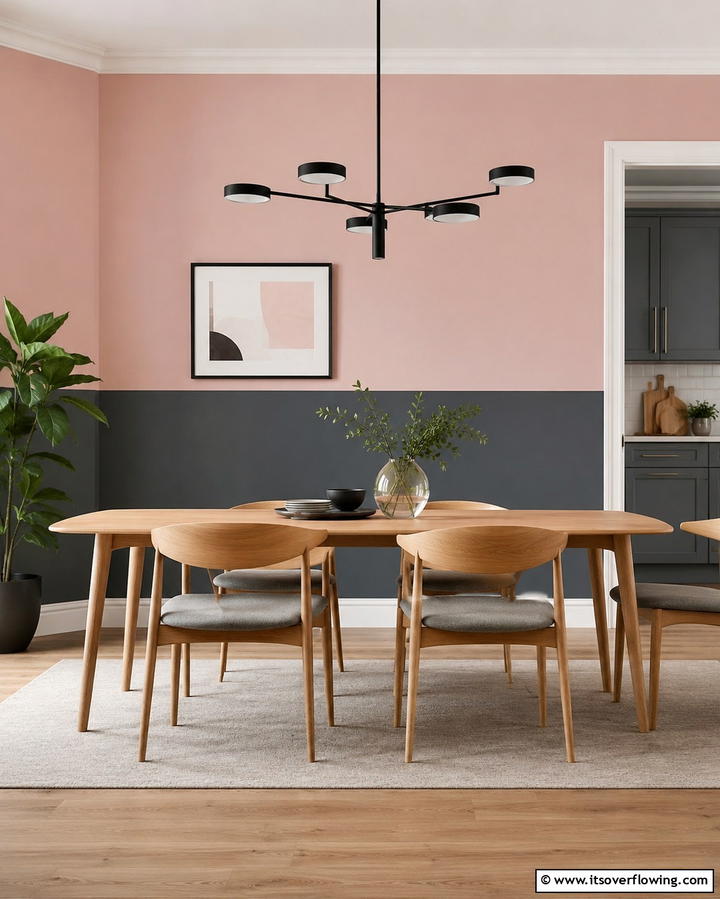 Two Tone WallsOne - 30 Vibrant Colorful Room Decor Ideas for Bold & Cheerful Spaces