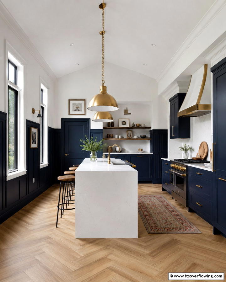 Two Toned Wainscoting - 25 Kitchen Wainscoting Ideas for a Chic Upgrade