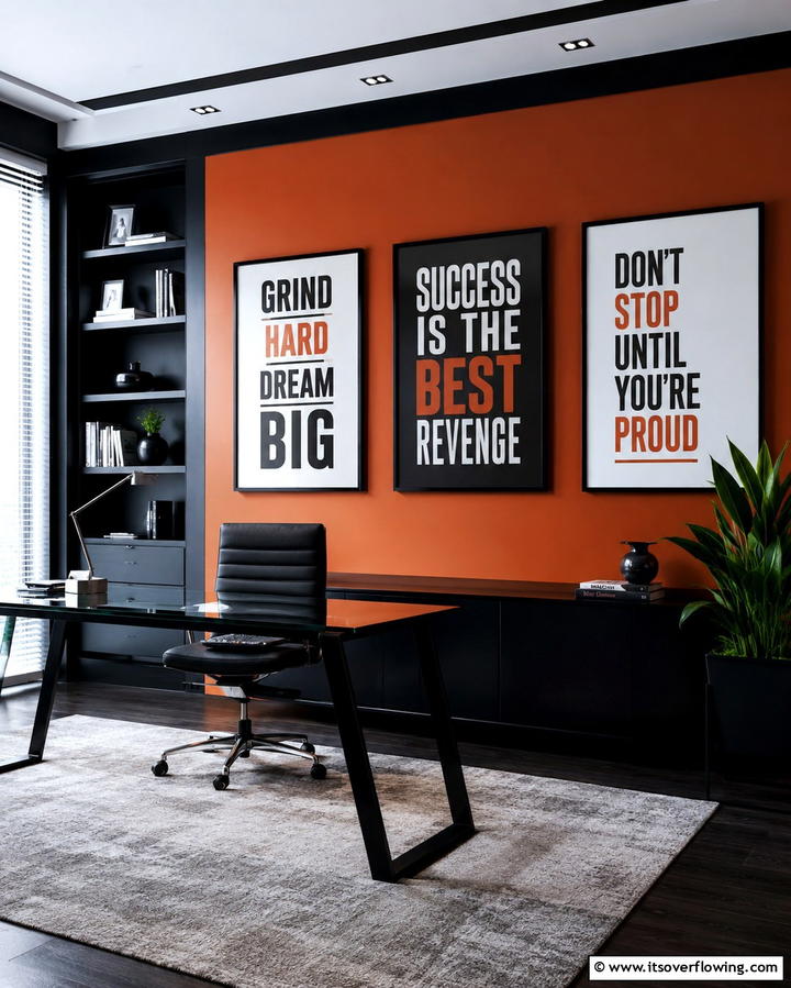 Typography Art Prints - 25 Office Wall Decor Ideas to Inspire Creativity