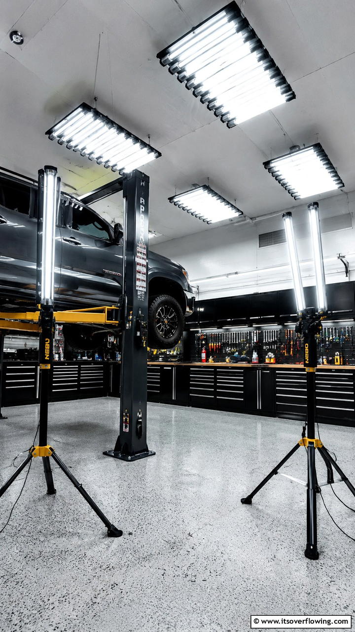 Ultra Bright Utility Lamps - 30 Garage Lighting Ideas for Bright, Functional Spaces