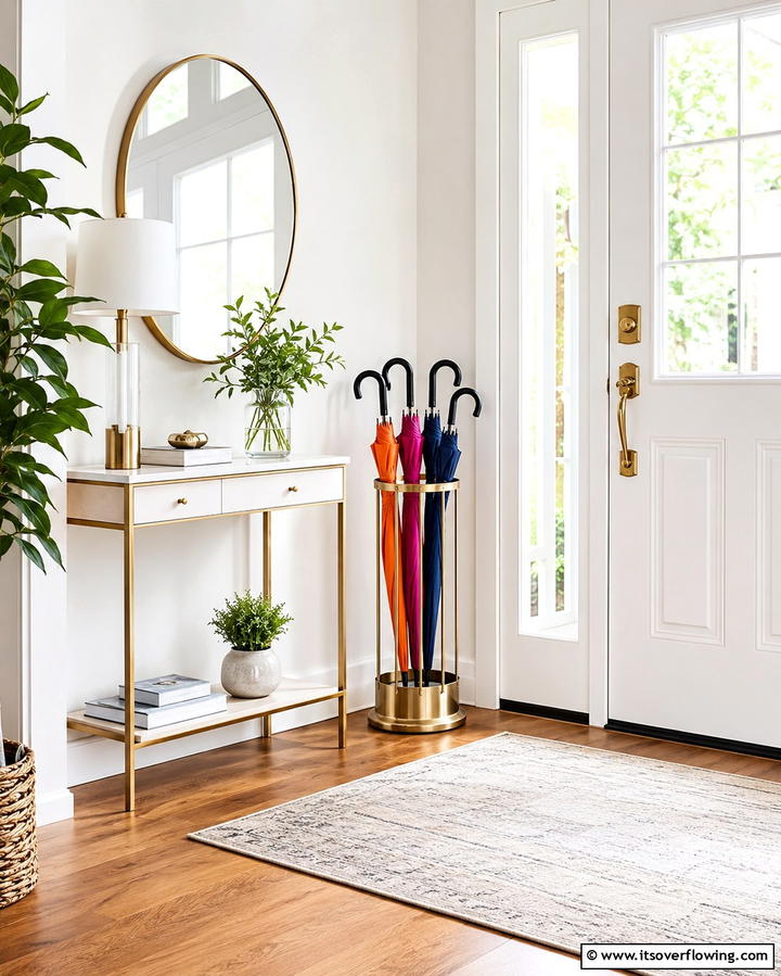 Umbrella Stands for Wet Weather - 25 Entryway Storage Ideas for Organized Homes