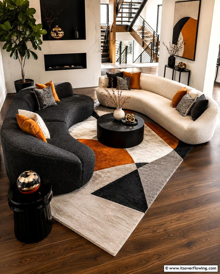 Unconventional Sofa Arrangements - 30 Awkward Living Room Layout Solutions for Cohesive Design