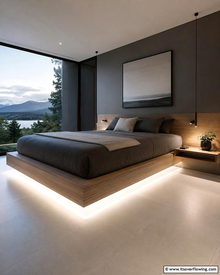 Under Bed Lighting for a Subtle Glow - 25 Small Bedroom Lighting Ideas to Brighten Your Space