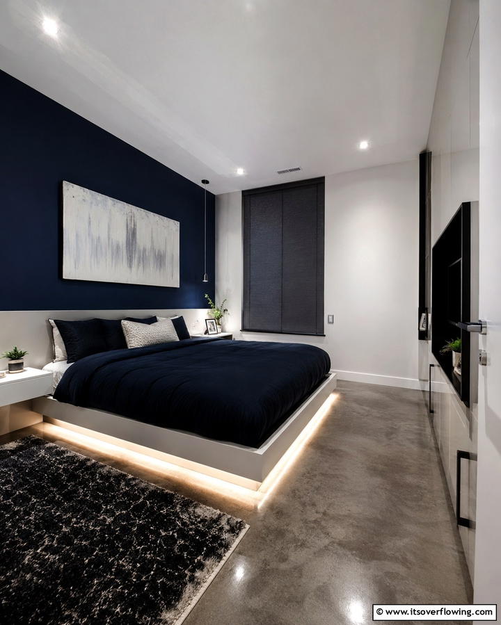Under Bed Lighting - 20 Small Bedroom Lighting Ideas for a Cozy and Inviting Space