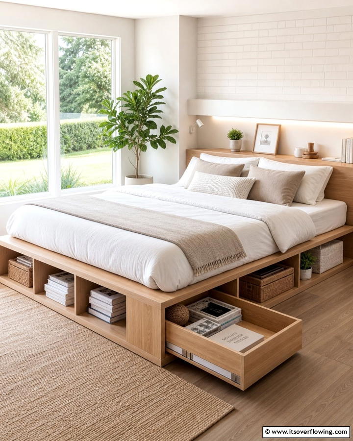 Under Bed Storage Solution - 30 Bedroom Shelving Ideas for Storage and Display