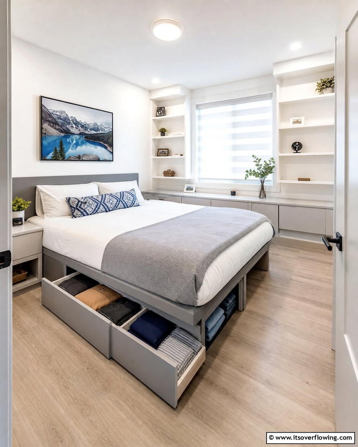 Under Bed Storage Solutions - 21 Small Bedroom Organization Ideas to Maximize Space