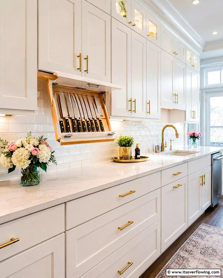 Under Cabinet Knife Storage for Hidden Convenience - 25 Knife Storage Ideas for a Clutter-Free Kitchen