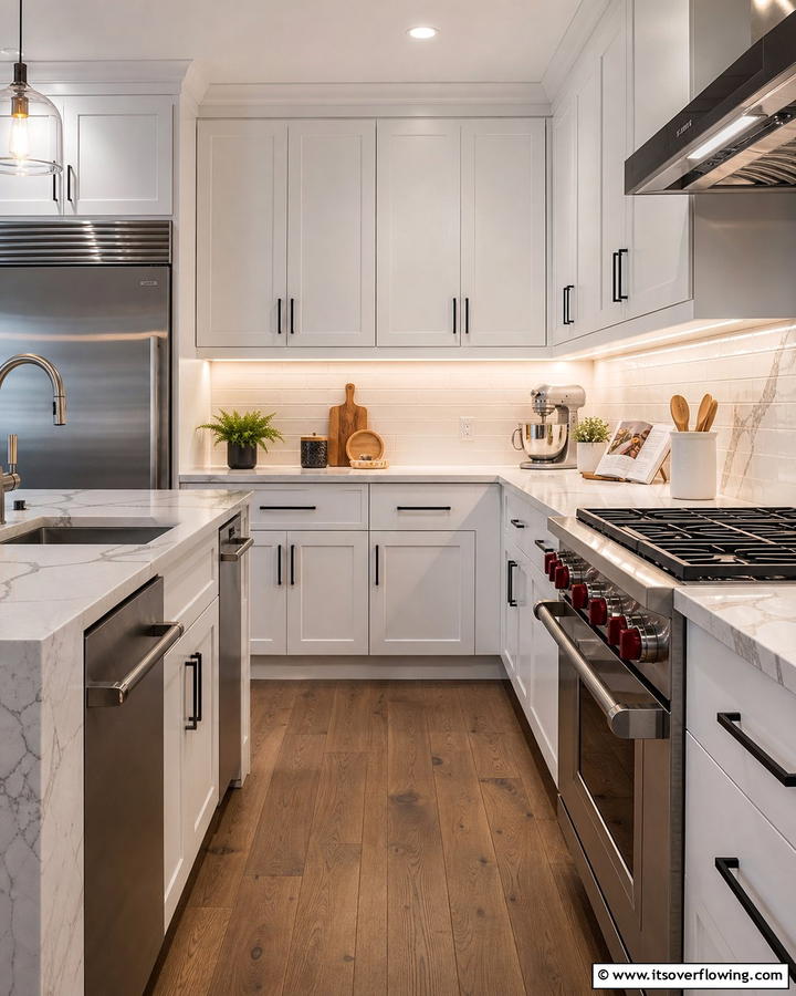 Under Cabinet LED Strips - 20 Cabinet Lighting Ideas to Brighten Your Space