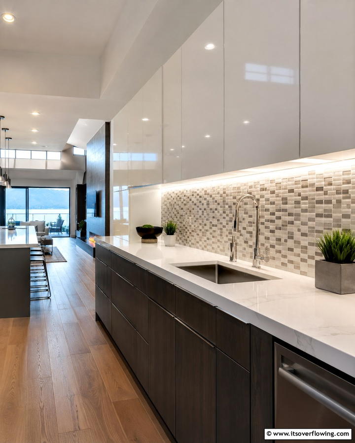 Under Cabinet Lighting for Functionality - 25 Kitchen Diner Ideas for a Functional and Stylish Space