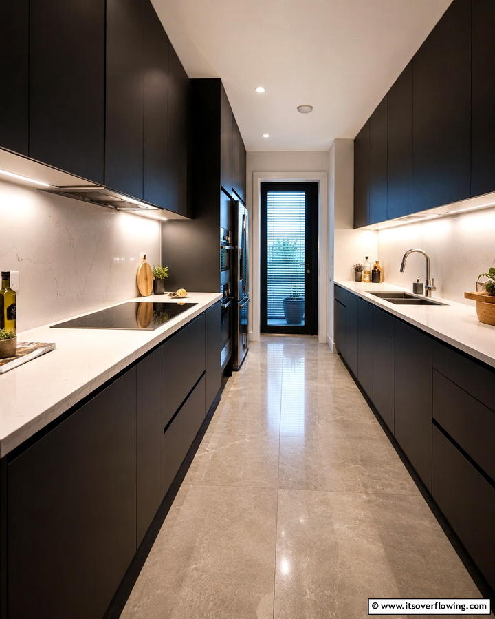 Under Cabinet LightingOne - 30 Parallel Modular Kitchen Designs for Efficient Cooking