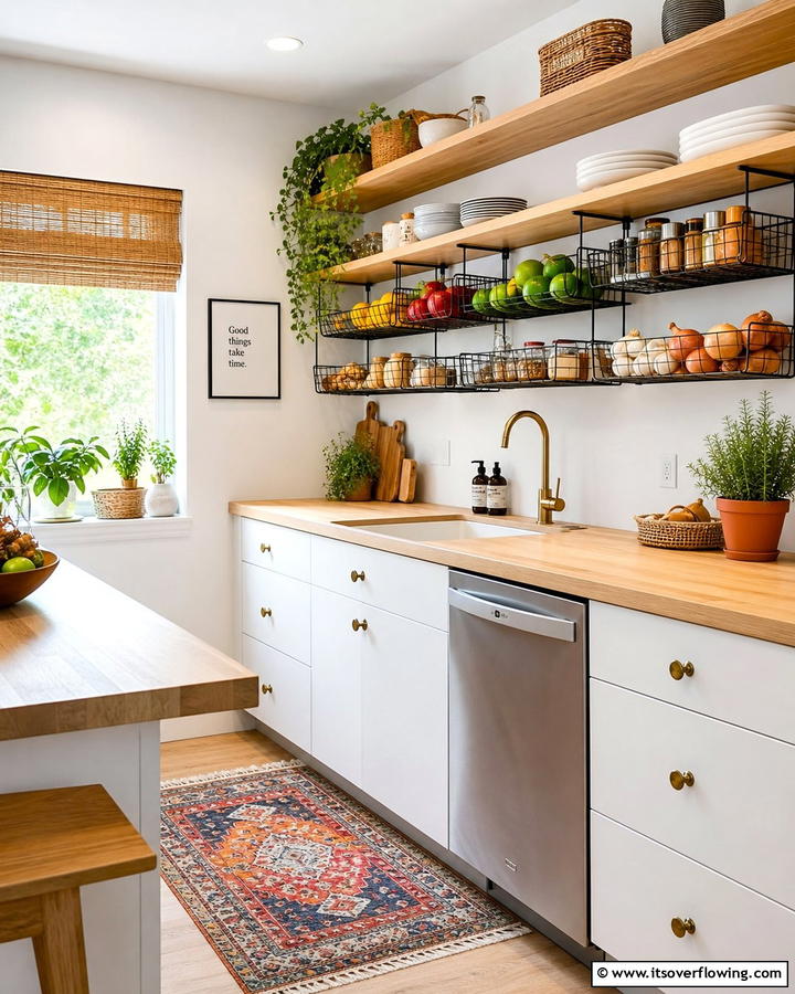 Under Shelf Baskets - 21 Small Kitchen Storage Hacks for Efficient Spaces