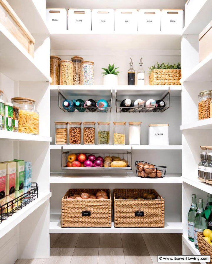Under Shelf Baskets - 20 Clever Water Bottle Storage Ideas for a Clutter-Free Home