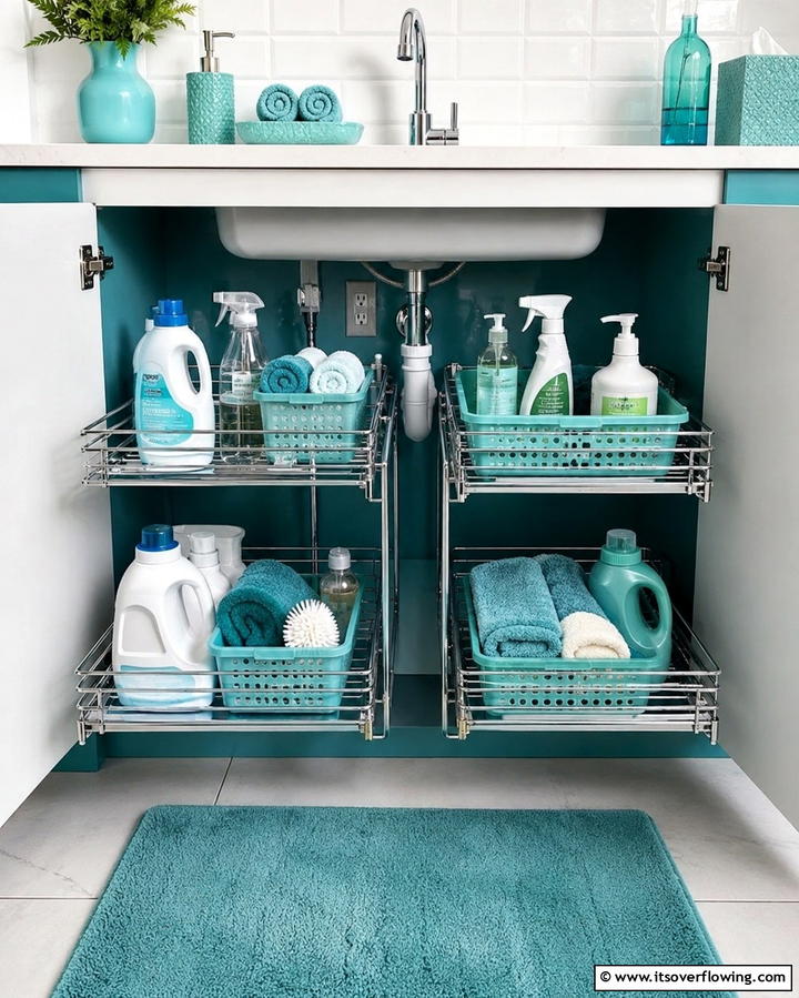Under Sink Storage Solutions - 25 Small Utility Room Ideas for Efficient Homes