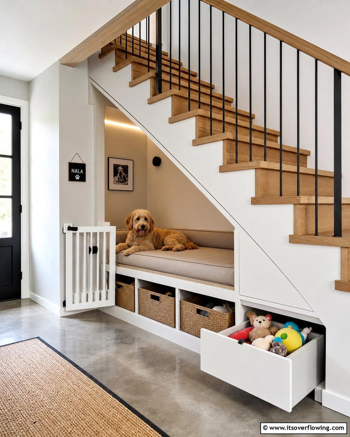 Under Stairs Dog NookExact - 25 Dog Room Ideas for a Pet-Friendly Home