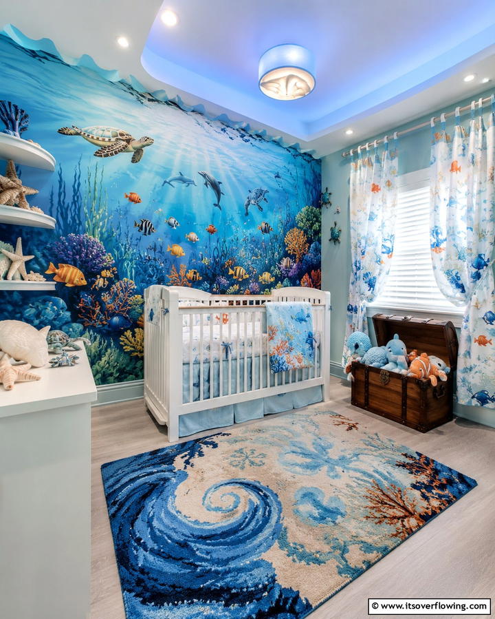 Under the Sea Paradise - 25 Baby Boy Nursery Ideas for a Cozy and Fun Space