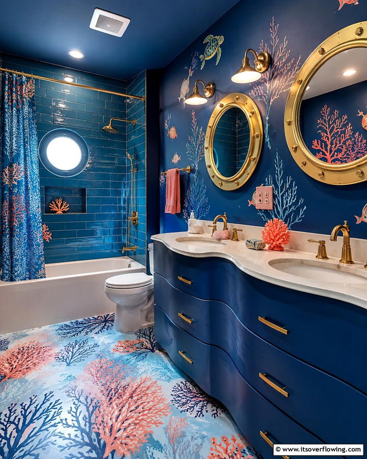 Under the Sea Theme - 25 Kids Bathroom Ideas for Fun and Functionality