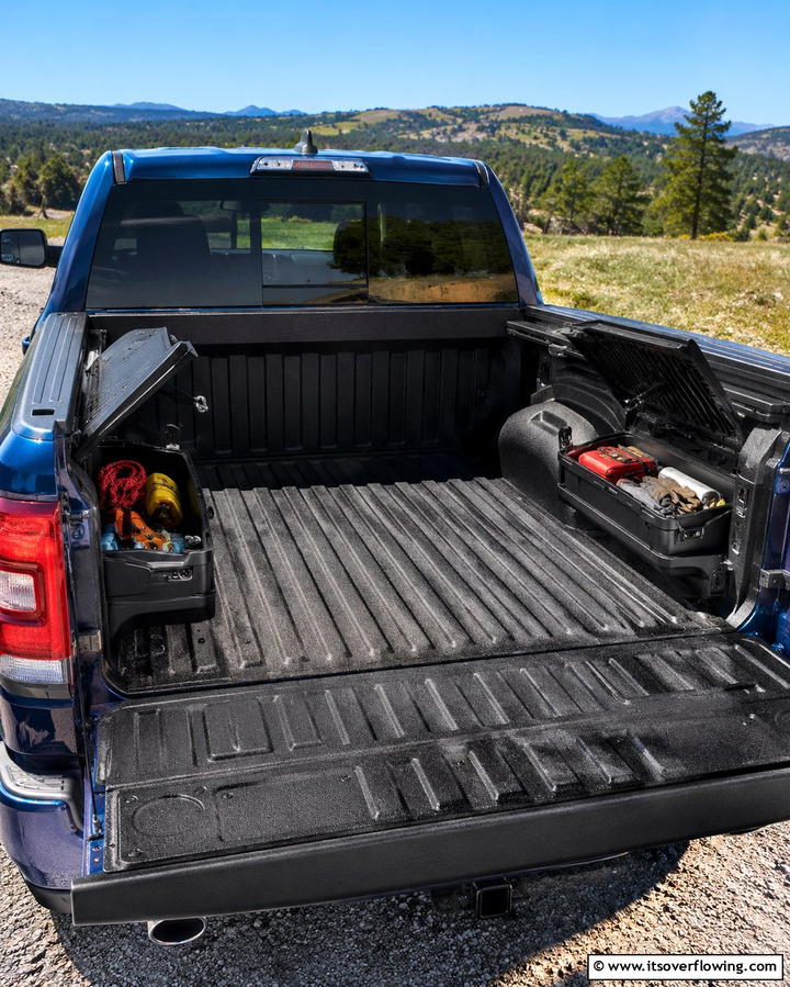 Undercover Storage Bins - 20 Truck Bed Storage Ideas for Organization