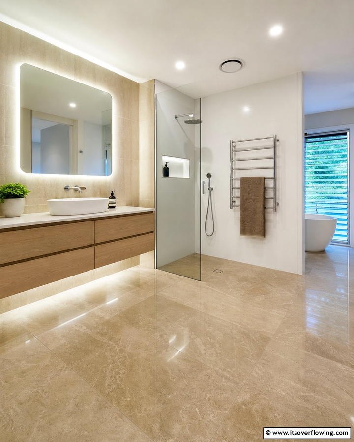 Underfloor Heating Solutions - 21 Modern Bathroom Decor Ideas for a Sleek Sanctuary
