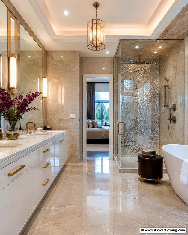 Understated Luxury - 30 Beige Bathroom Ideas for Timeless and Serene Design Schemes