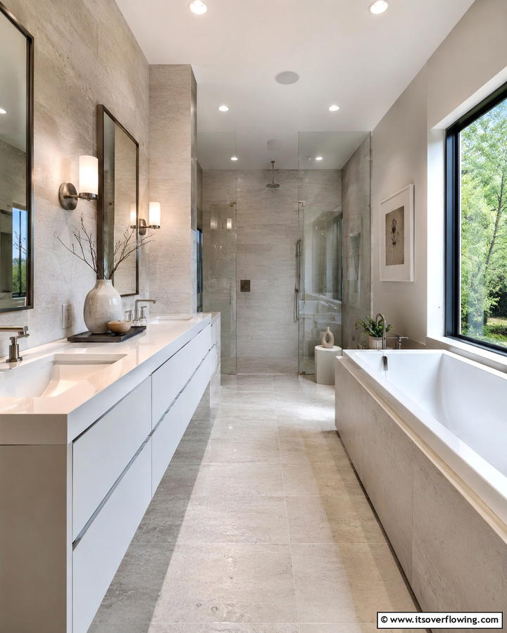 Understated Luxury - 30 Romantic Bathroom Ideas for a Luxurious Spa Retreat