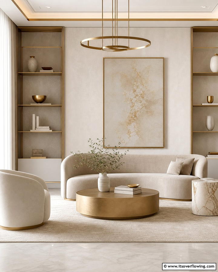 Understated Luxury Finishes - 21 Minimalist Living Room Ideas to Simplify Your Space