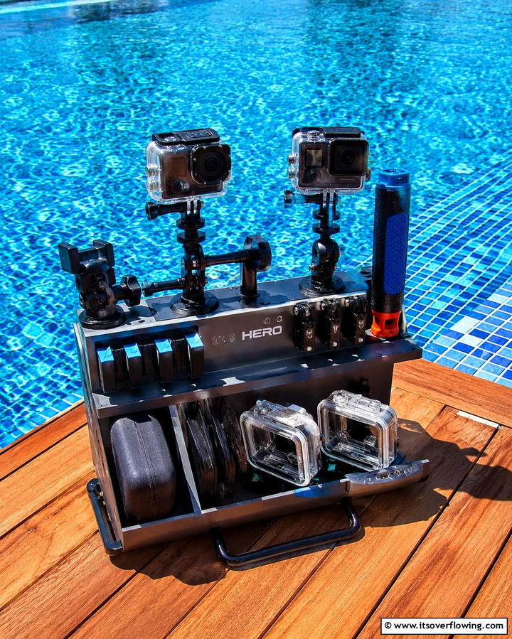 Underwater GoPro Station - 25 Pool Party Ideas for a Fun and Memorable Summer