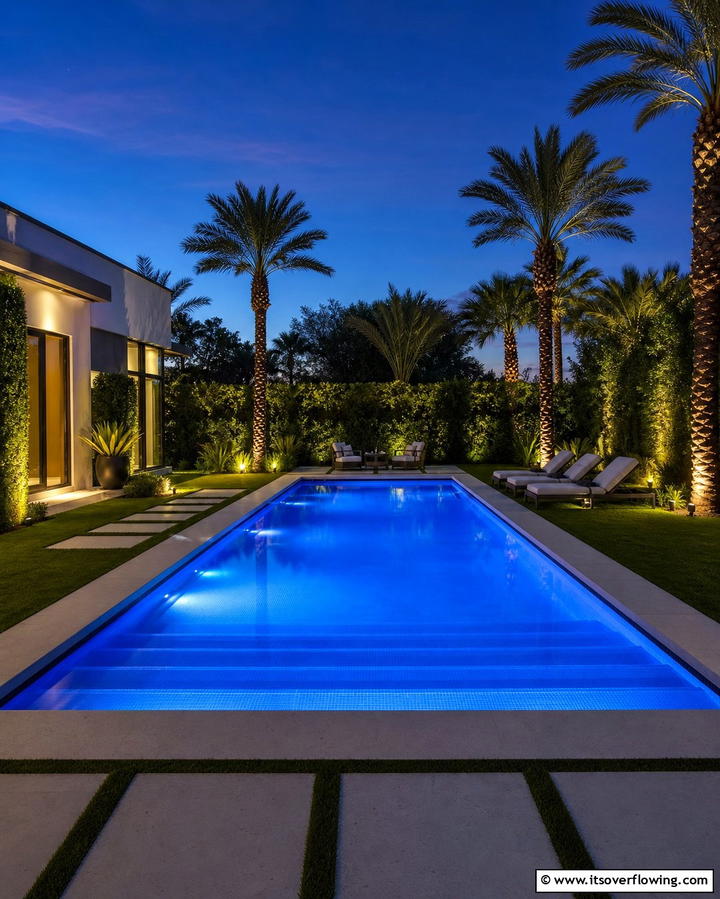 Underwater LED Lights - 25 Pool Lighting Ideas to Illuminate Your Nighttime Swim