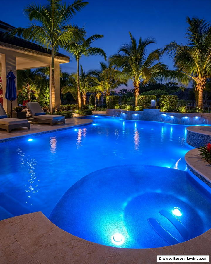Underwater Pool Lights - 21 Landscape Lighting Ideas to Illuminate Outdoor Spaces