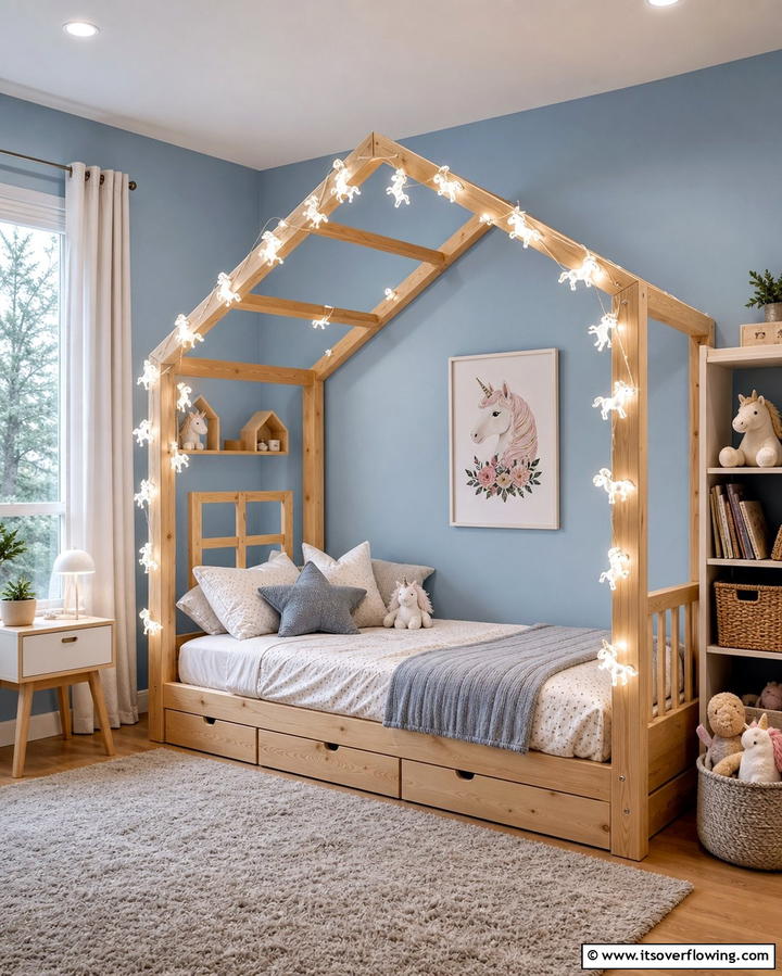 Unicorn String LightsOne - 25 Unicorn Bedroom Ideas for a Magical Space