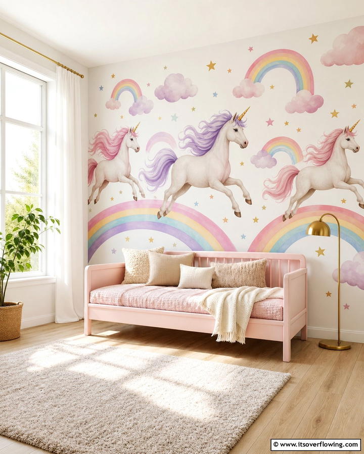 Unicorn Wall Decals - 25 Unicorn Bedroom Ideas for a Magical Space
