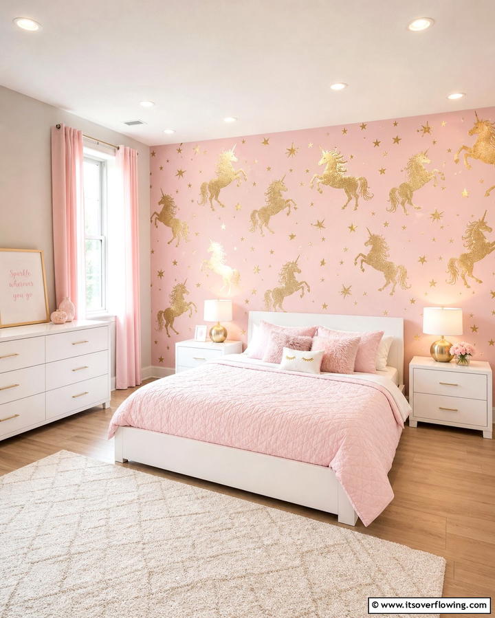 Unicorn Wallpaper - 25 Unicorn Bedroom Ideas for a Magical Space