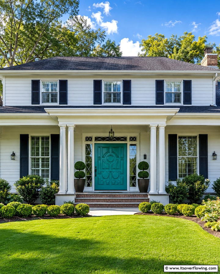 Unique Front Doors - 25 1980s House Exterior Ideas for a Retro Look